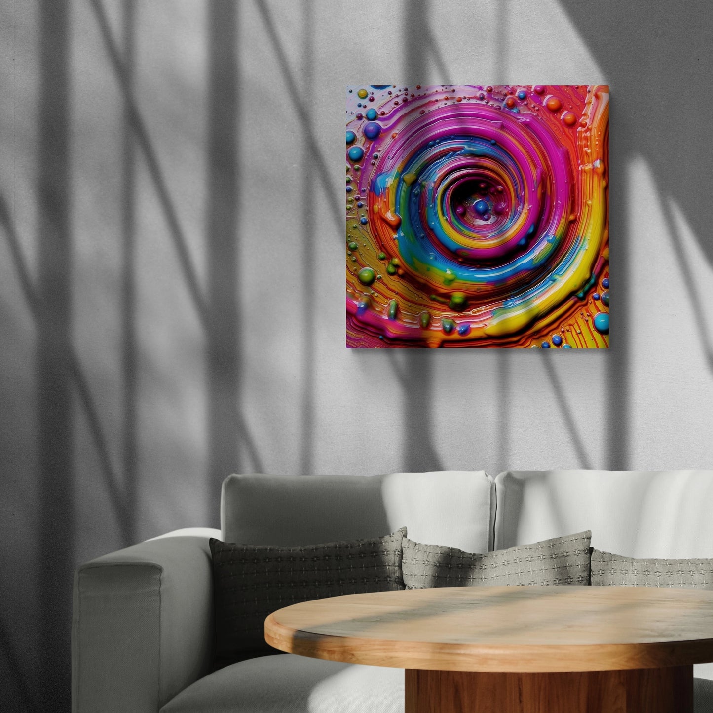 Spectrum Spiral – Canvas Print