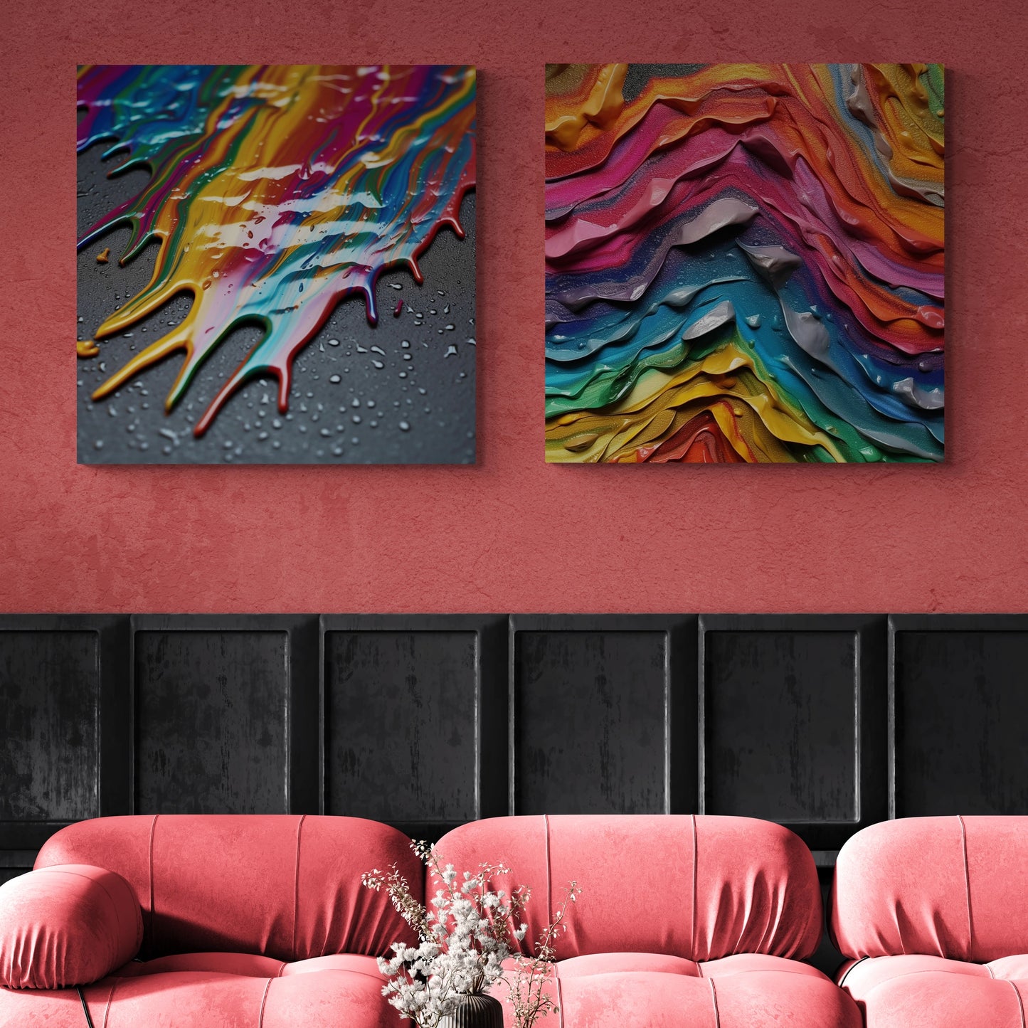 Colorflow Drip – Canvas Print