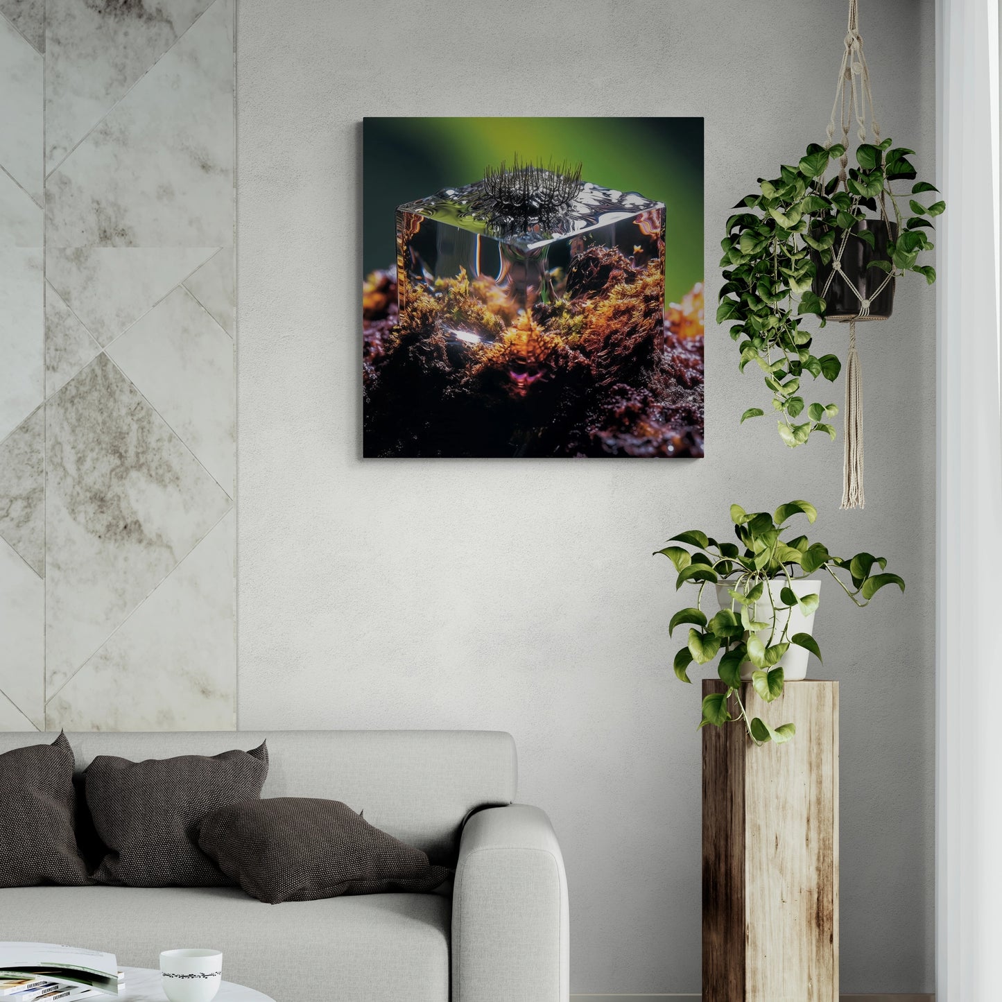 Cubed Genesis – Canvas Print