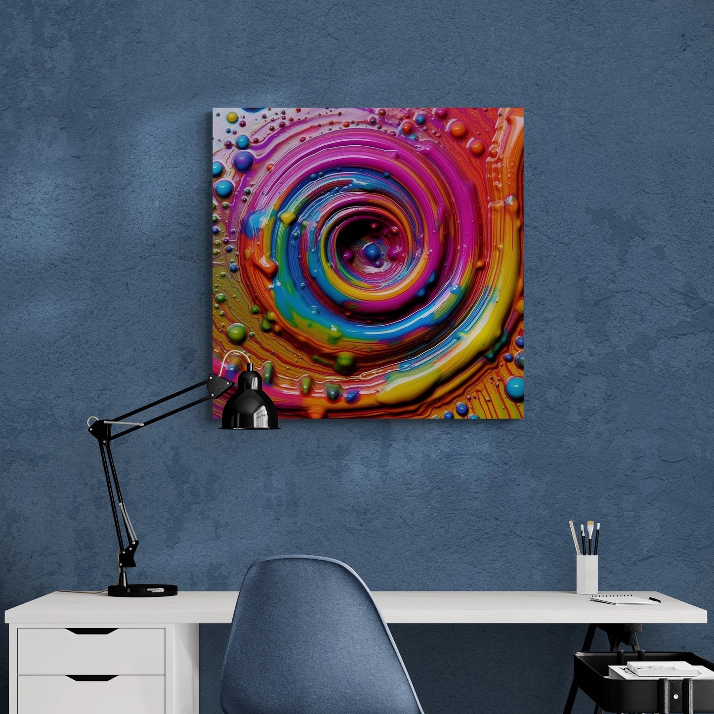 Spectrum Spiral – Canvas Print