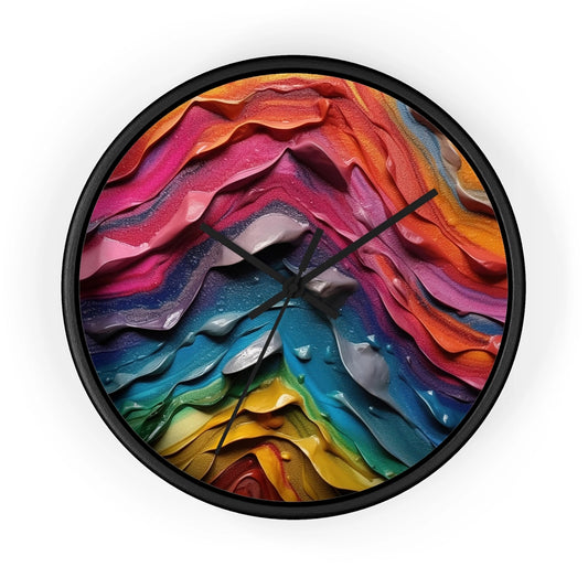 Chroma Cascade 10" Wall Clock