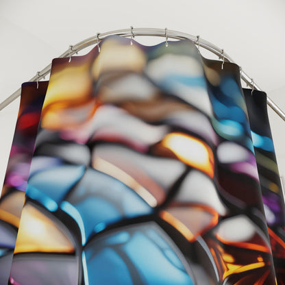 Aurora Glass Shower Curtain