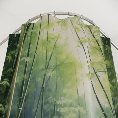 Bamboo Stream Shower Curtain