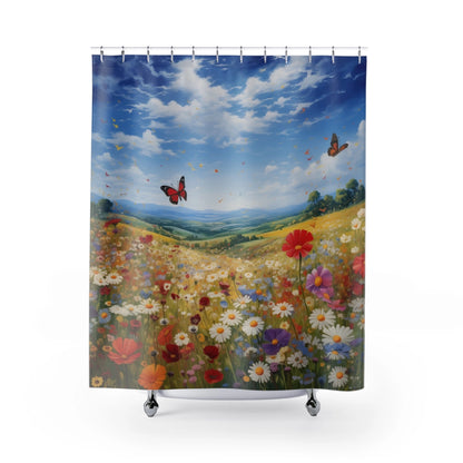 Blossom Meadow Shower Curtain