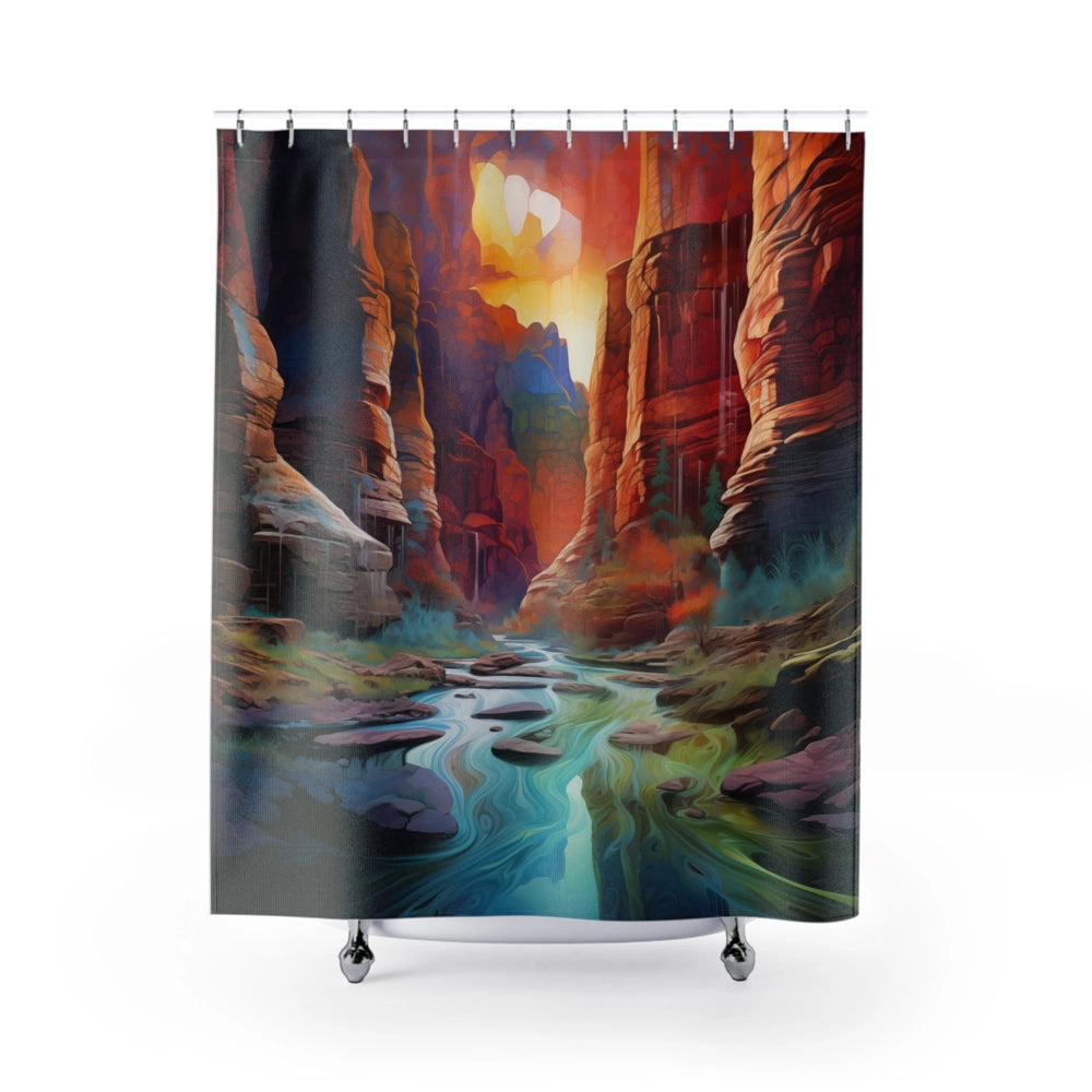 Canyon Mirage Shower Curtain