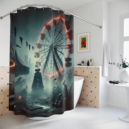 Carnival Creeps Shower Curtain