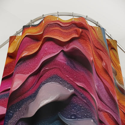 Chroma Cascade Shower Curtain