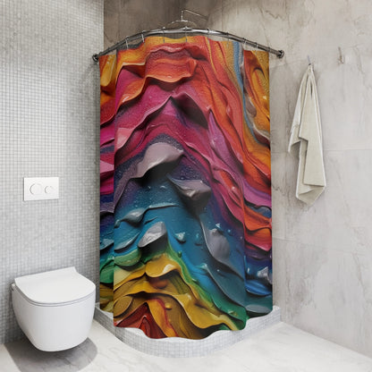 Chroma Cascade Shower Curtain