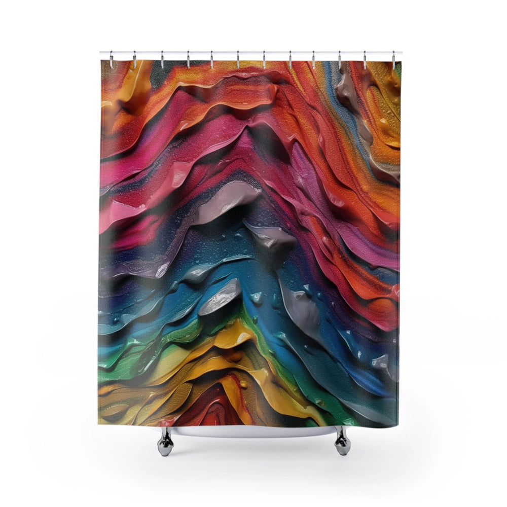 Chroma Cascade Shower Curtain