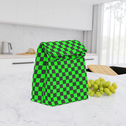 Checkerboard Insulated Lunch Bag (Choose from 6 Color Combos)