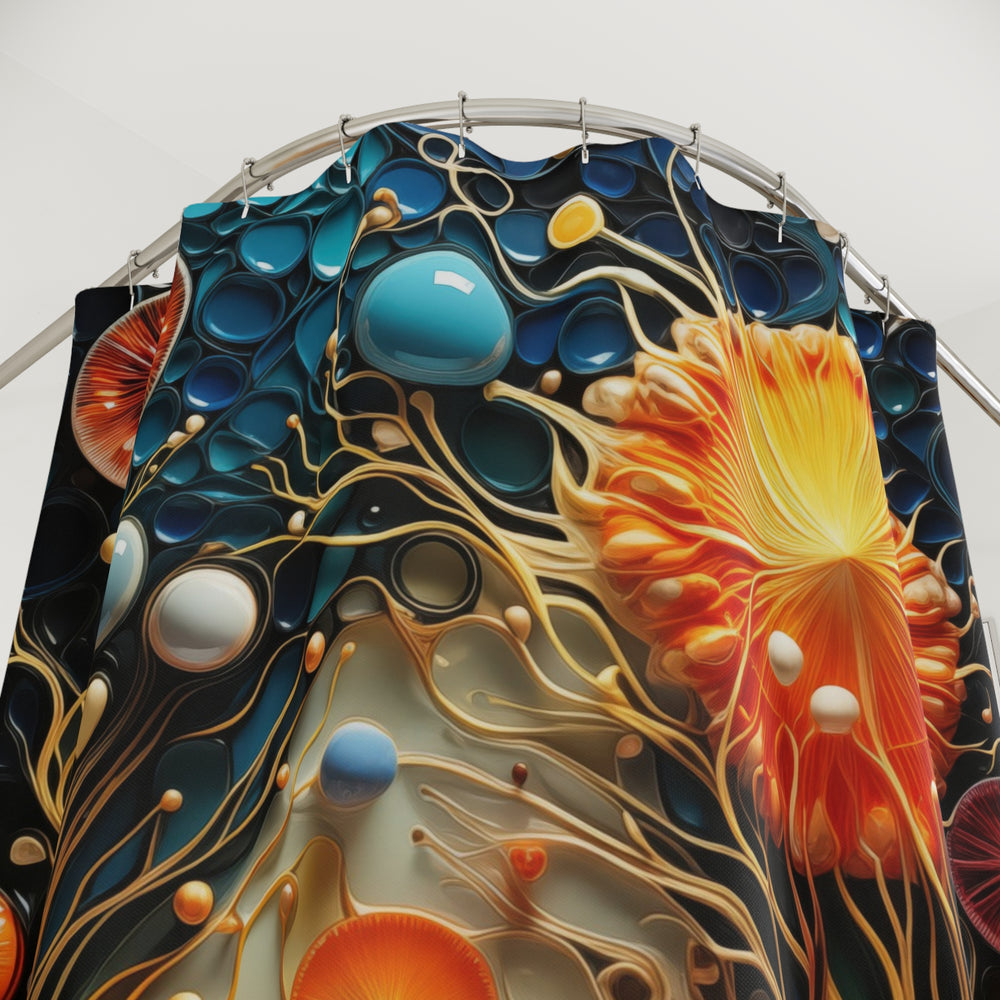 Cosmic Flora Shower Curtain