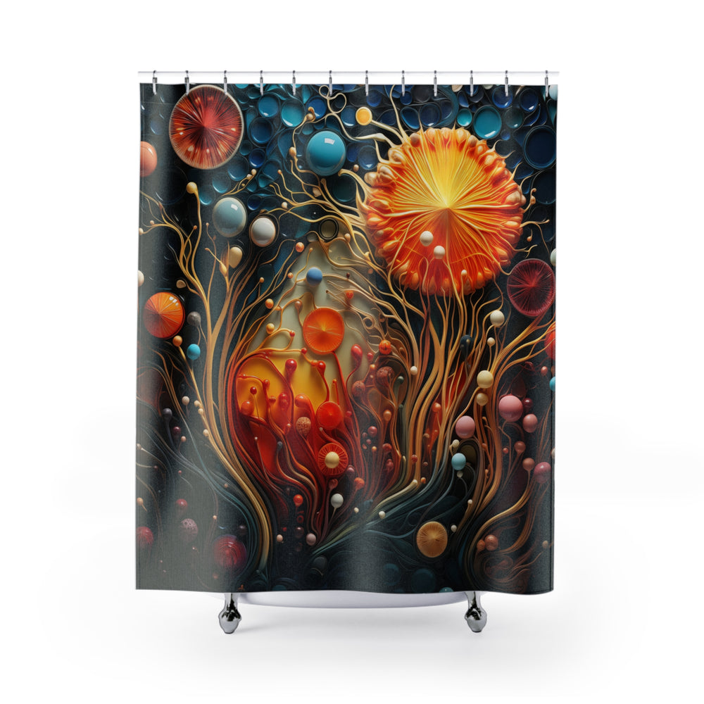 Cosmic Flora Shower Curtain