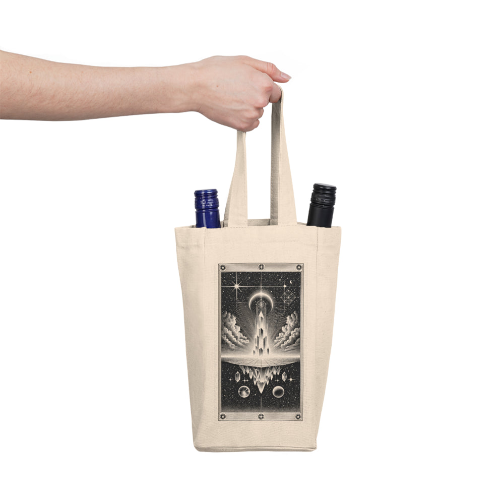 Crystal Pinnacle Double Wine Tote Bag