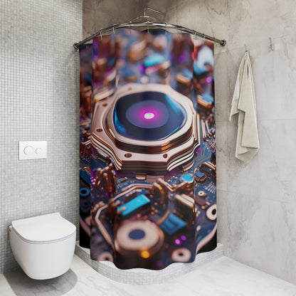 Cyber Bling Shower Curtain