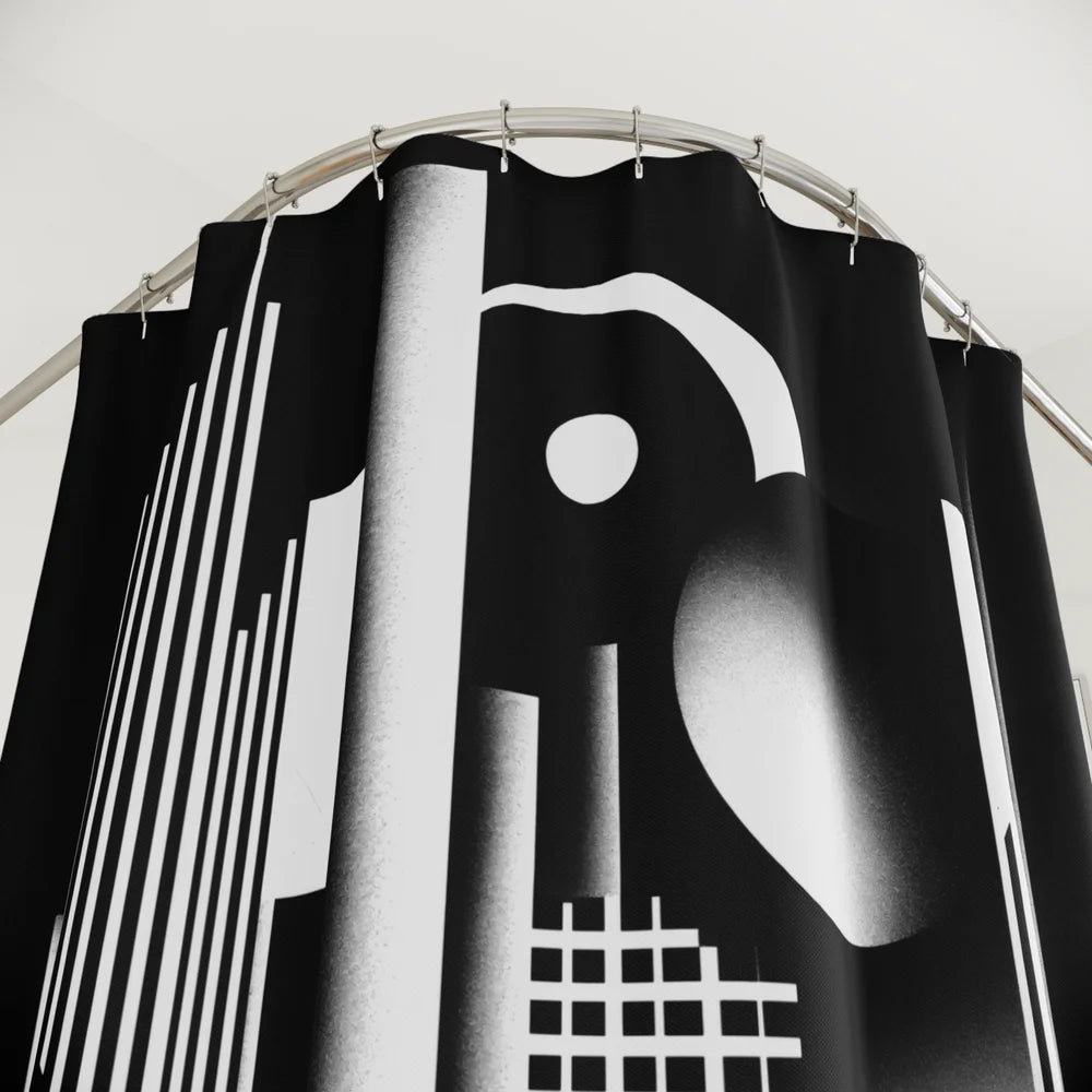 Dark: Echo Cityscape Shower Curtain