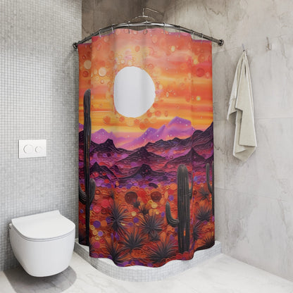 Desert Radiance Shower Curtain