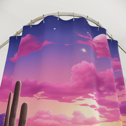 Desert Sunset Shower Curtain