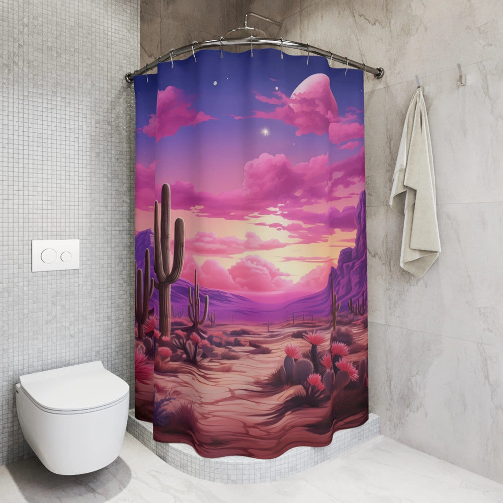 Desert Sunset Shower Curtain