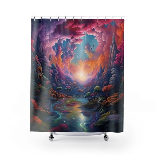 Dreamscape Valley Shower Curtain