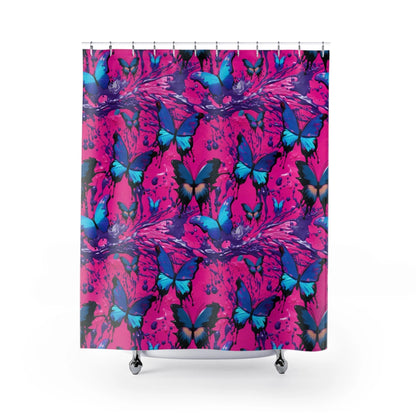 Electric Flight Shower Curtain