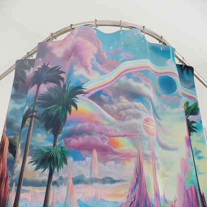 Fantasy Oasis Shower Curtain