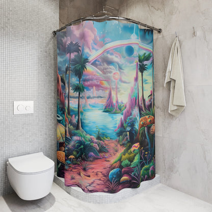 Fantasy Oasis Shower Curtain