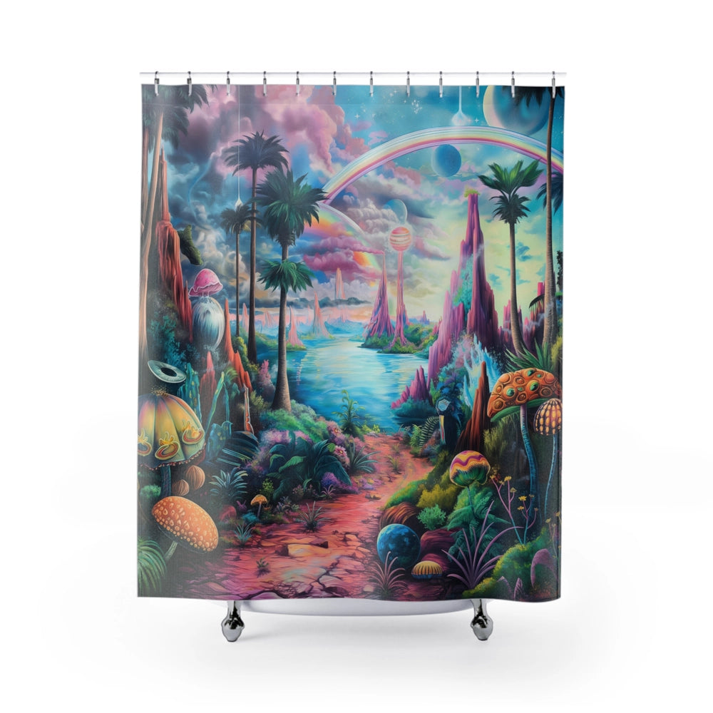 Fantasy Oasis Shower Curtain