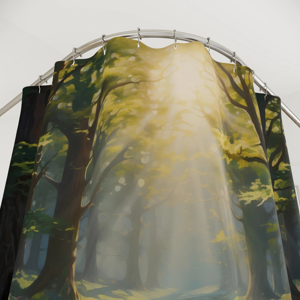 Forest Stream Shower Curtain