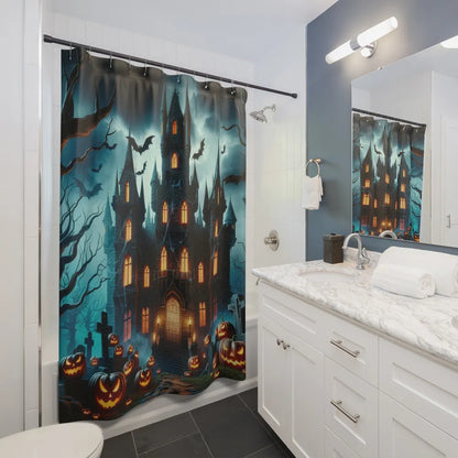 Haunted Hallows Shower Curtain