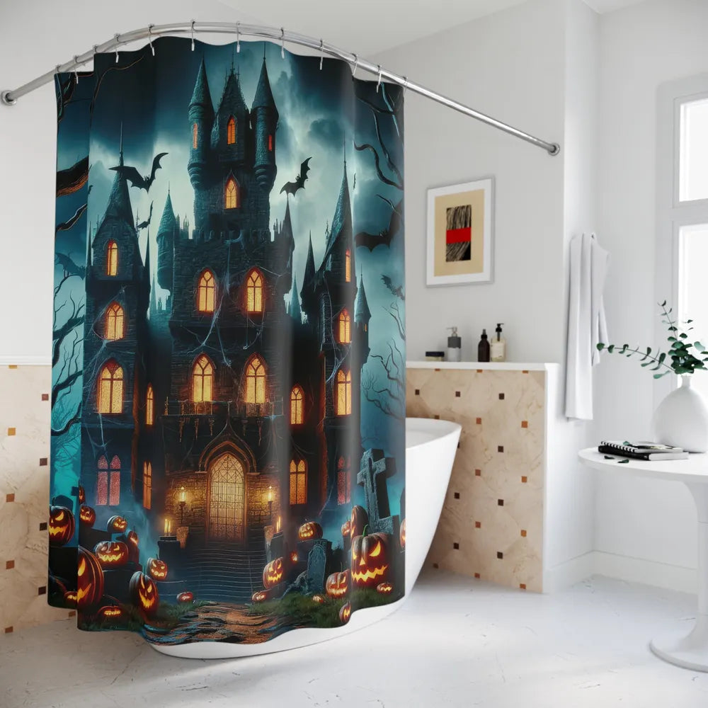 Haunted Hallows Shower Curtain