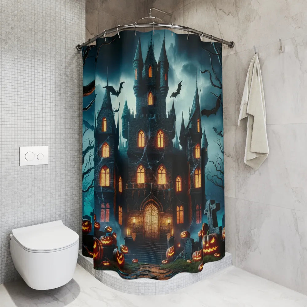 Haunted Hallows Shower Curtain