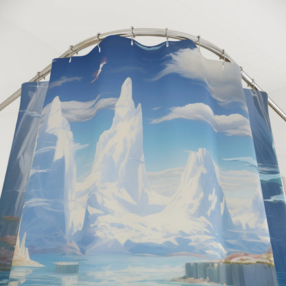 Iceberg Garden Shower Curtain