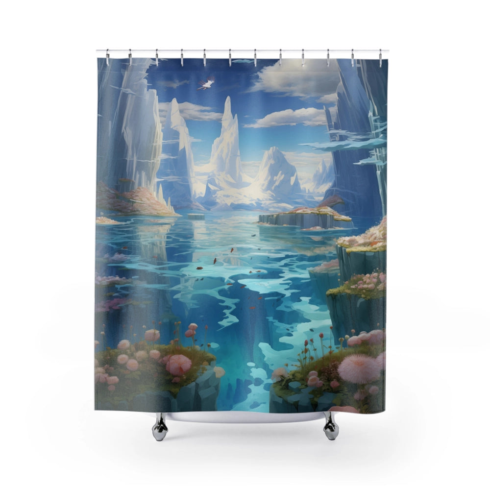 Iceberg Garden Shower Curtain