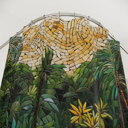 Jungle Mosaic Shower Curtain