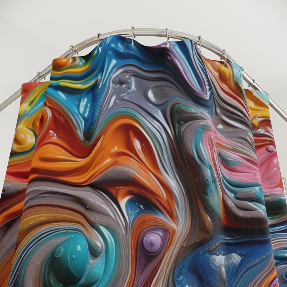 Kaleidoscope Flow Shower Curtain