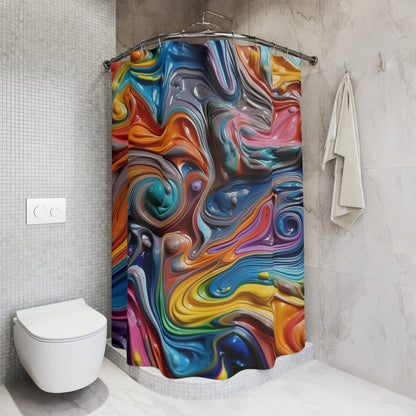 Kaleidoscope Flow Shower Curtain