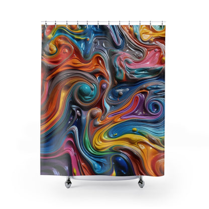 Kaleidoscope Flow Shower Curtain