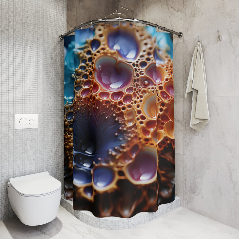 Lava Lace Shower Curtain