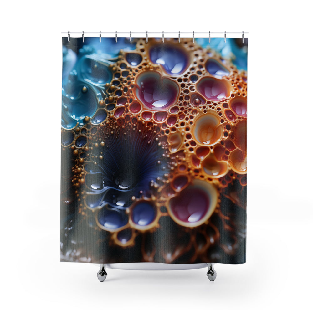 Lava Lace Shower Curtain