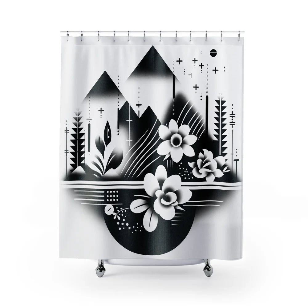 Alpine Bloom Shower Curtain