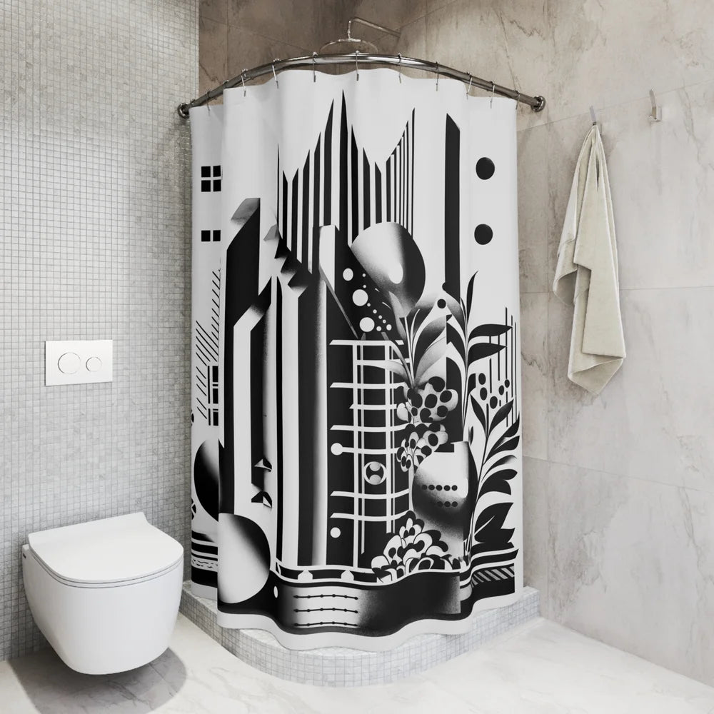 Industrial Oasis Shower Curtain