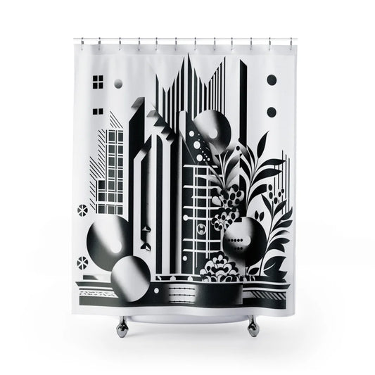 Industrial Oasis Shower Curtain