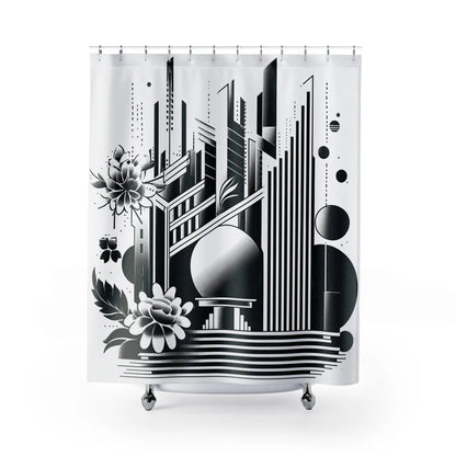 Light: Orbital Haven Shower Curtain