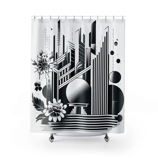 Orbital Haven Shower Curtain