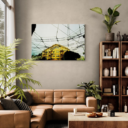 Electric Veins – 35mm Film Canvas Print