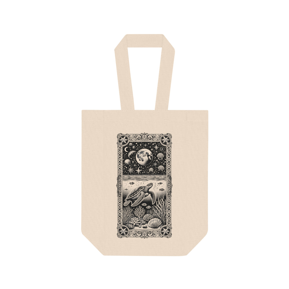 Lunar Depths Double Wine Tote Bag