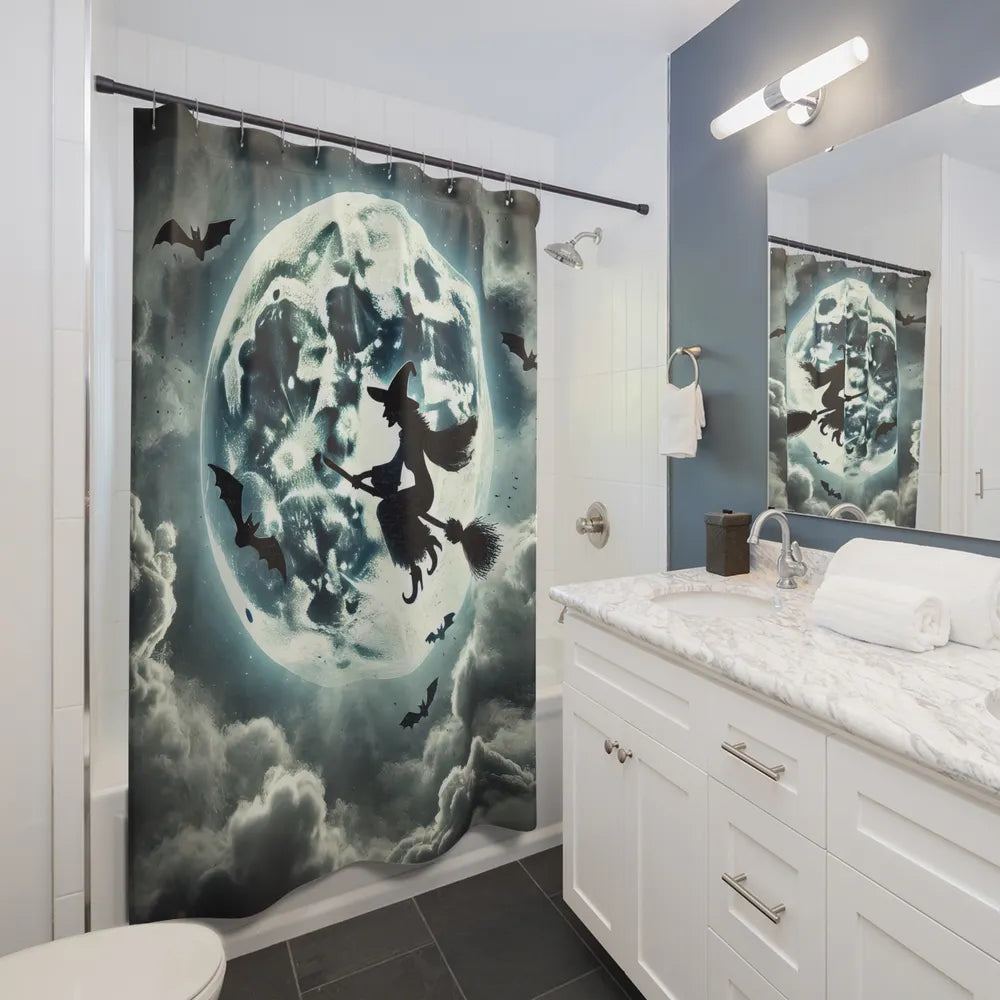 Lunar Spell Shower Curtain