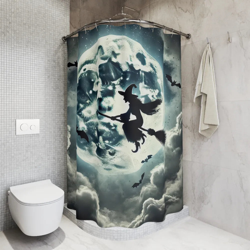 Lunar Spell Shower Curtain