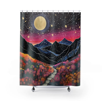 Moonlit Path Shower Curtain