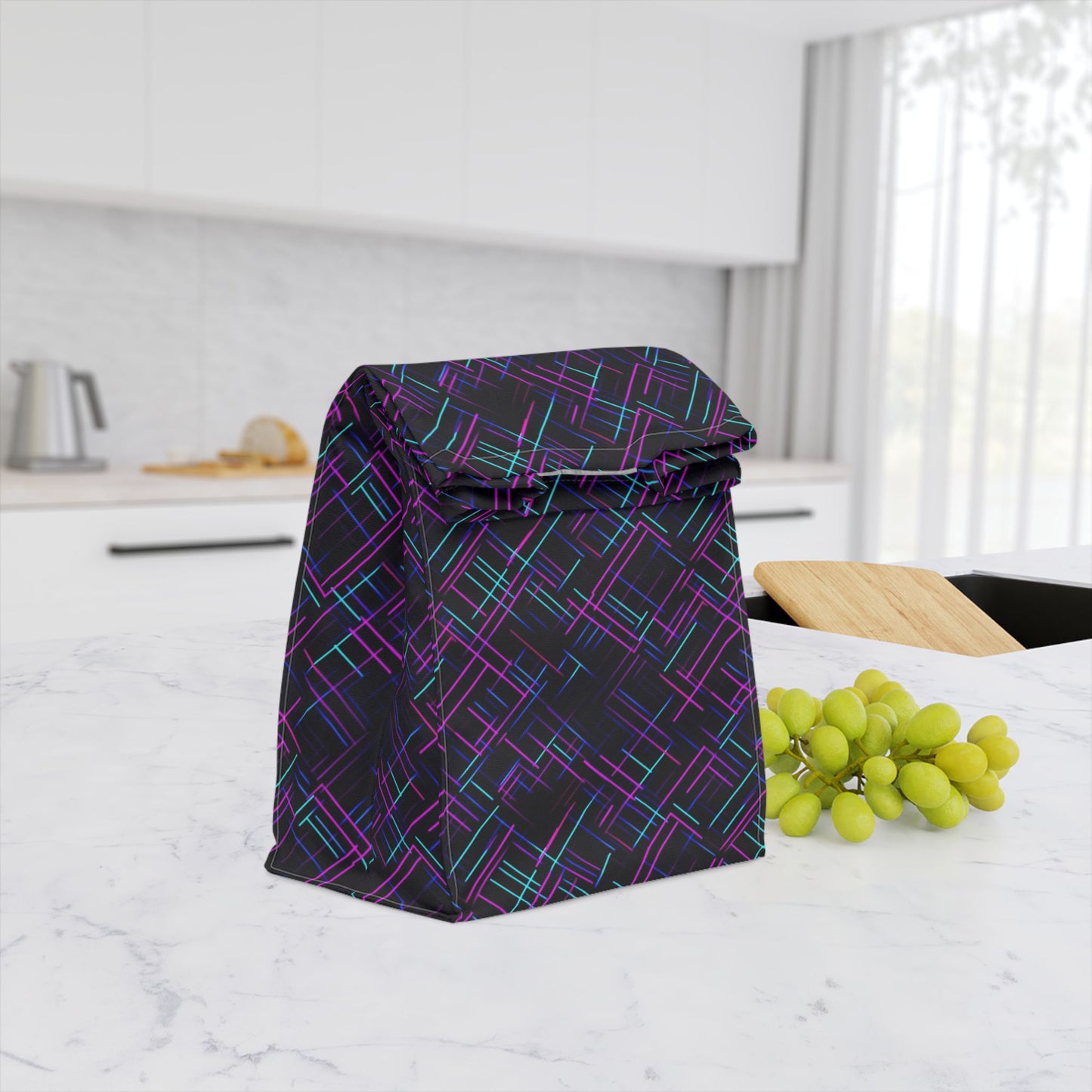 Neon Pulse Insulated Lunch Bag